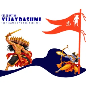 Dussehra 2026 creative, Dussehra greeting creative for WhatsApp, Instagram and Facebook