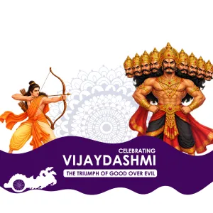 Dussehra 2026 creative, Dussehra greeting creative for WhatsApp, Instagram and Facebook