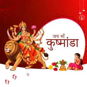Navratri 2027 creative, Navratri greeting creative for WhatsApp, Instagram and Facebook
