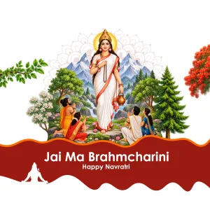 Navratri 2027 creative, Navratri greeting creative for WhatsApp, Instagram and Facebook
